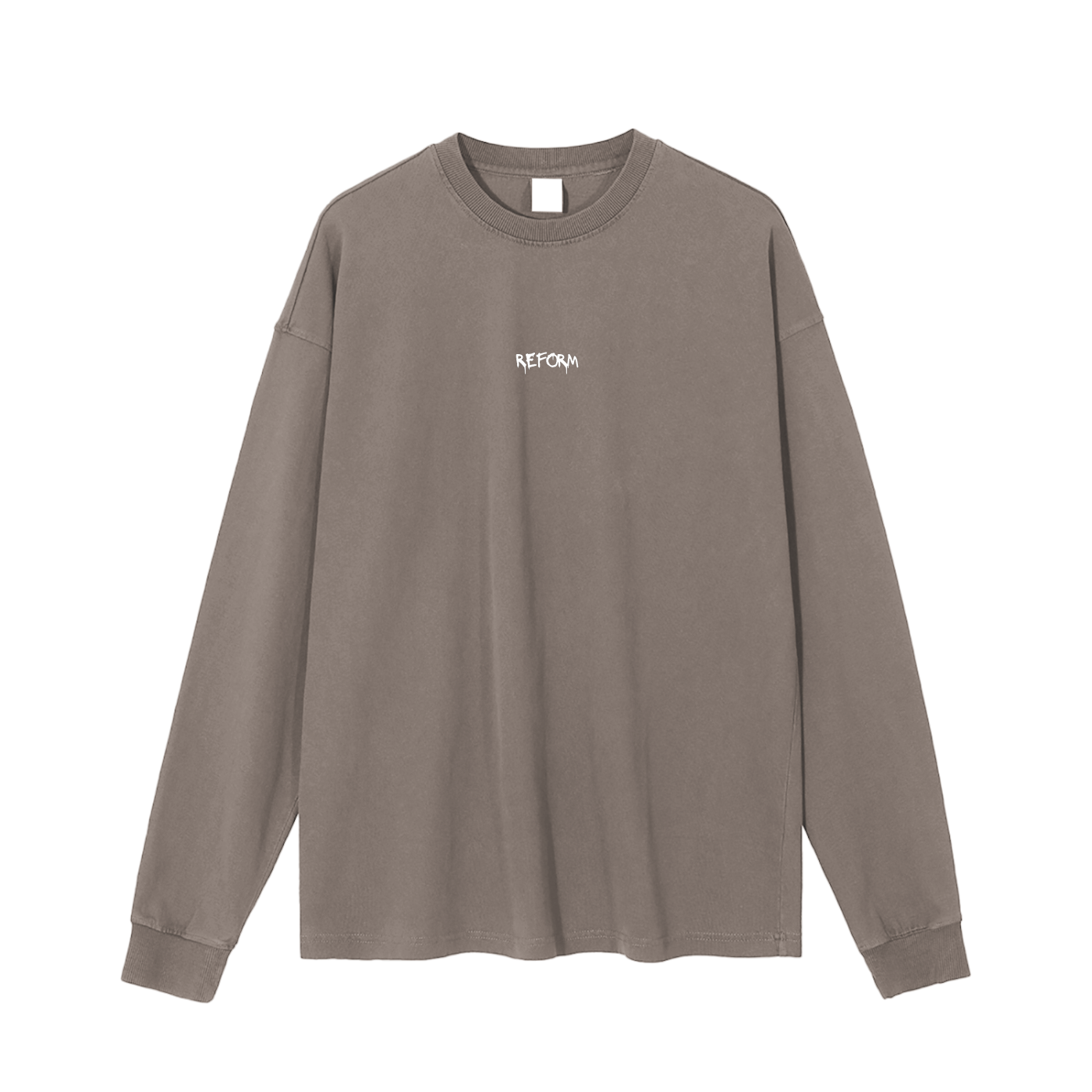 Enzyme Washed Long Sleeve T-shirt
