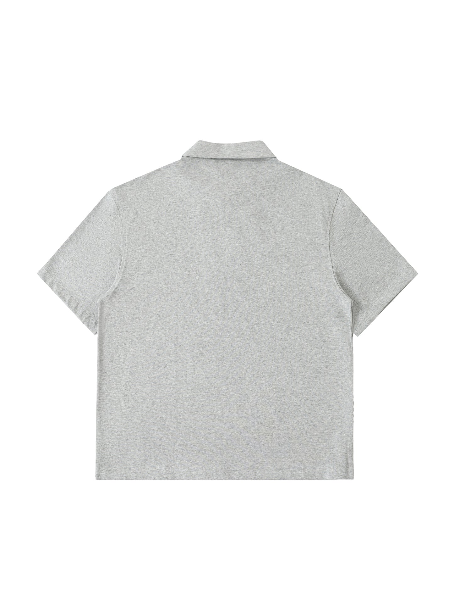 Half-Zip Cotton Polo Shirt