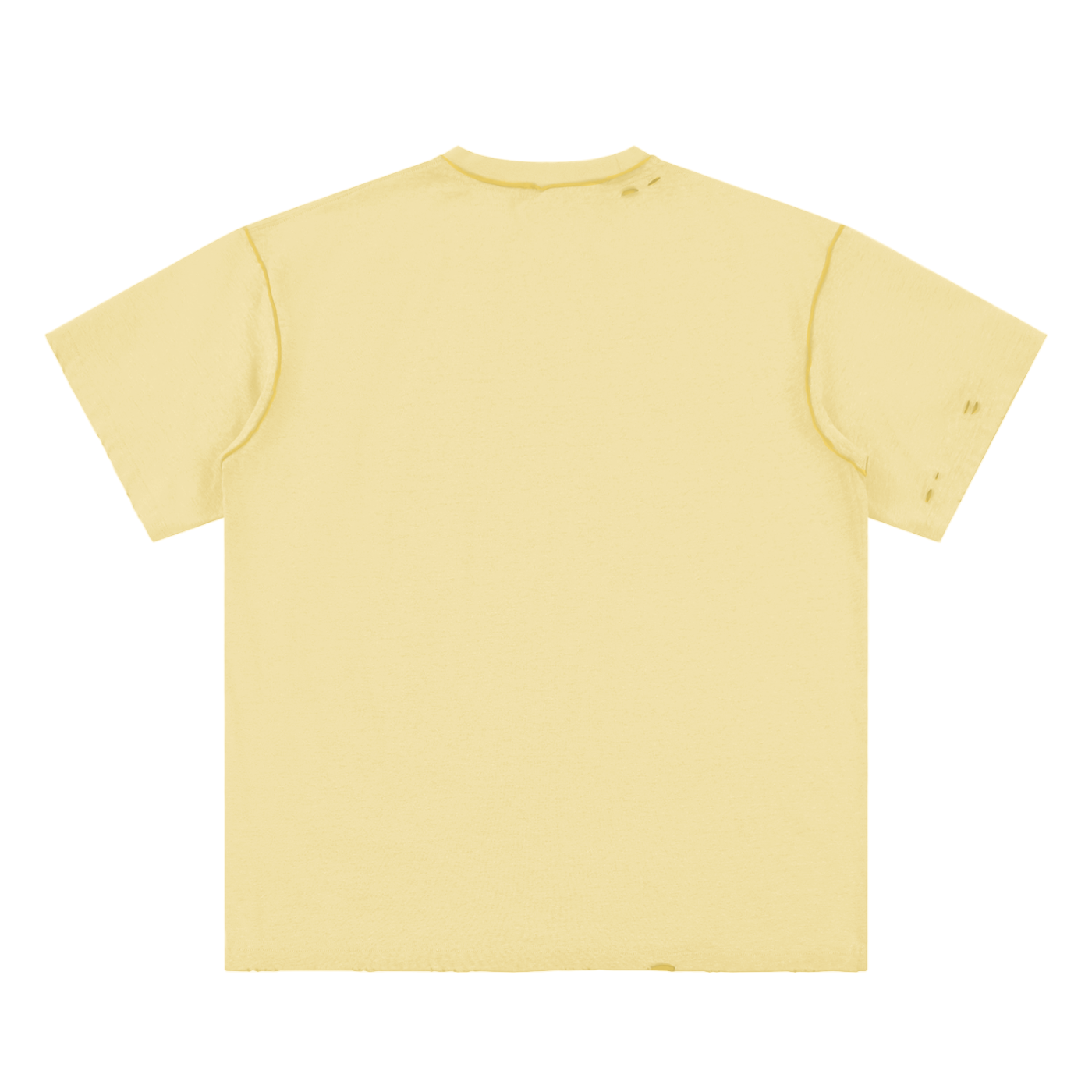 Hand-frayed Reversible T-shirt
