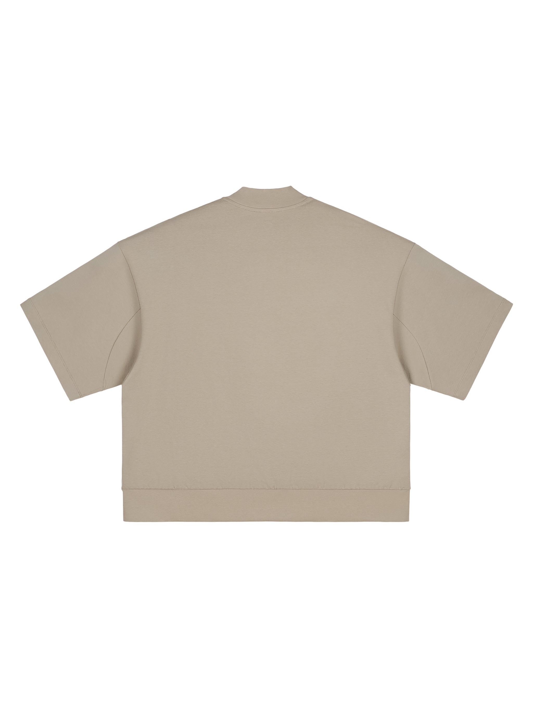 Heavyweight Oversized Mock Neck T-shirt