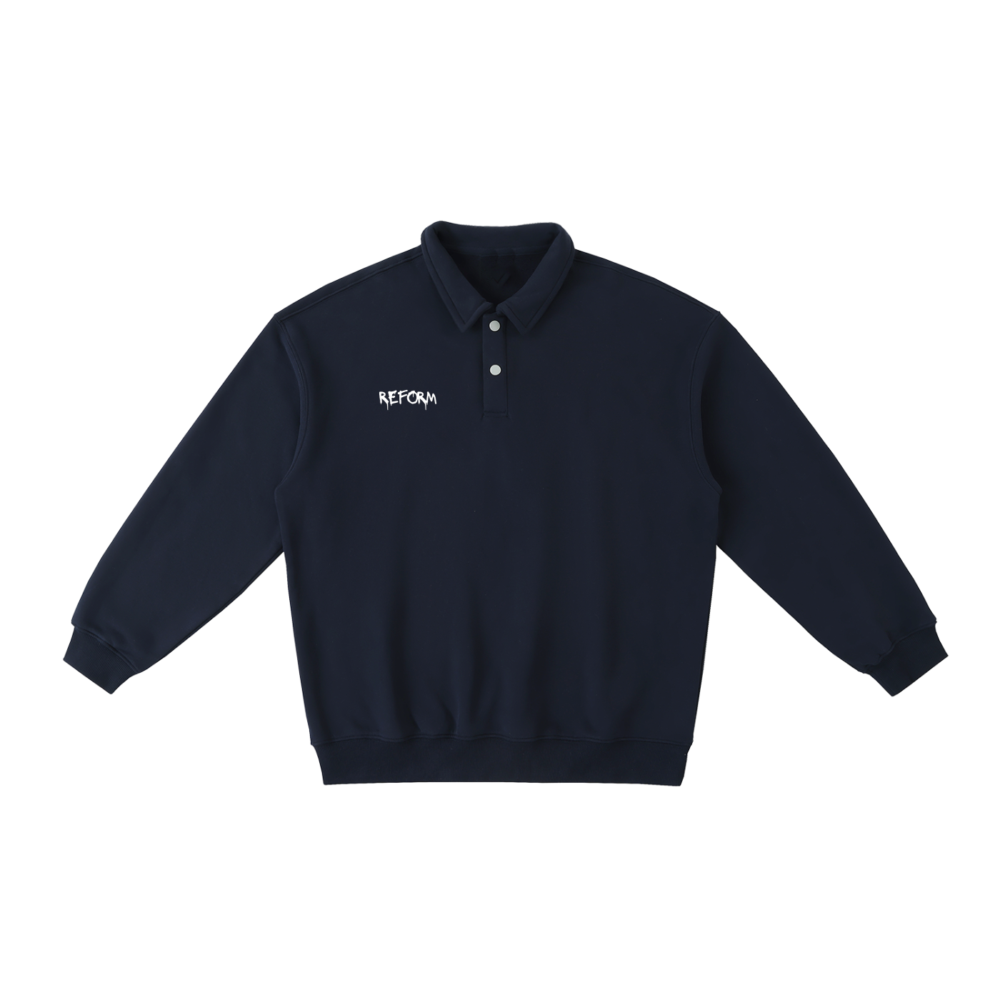Heavyweight Polo-Collar Sweatshirt