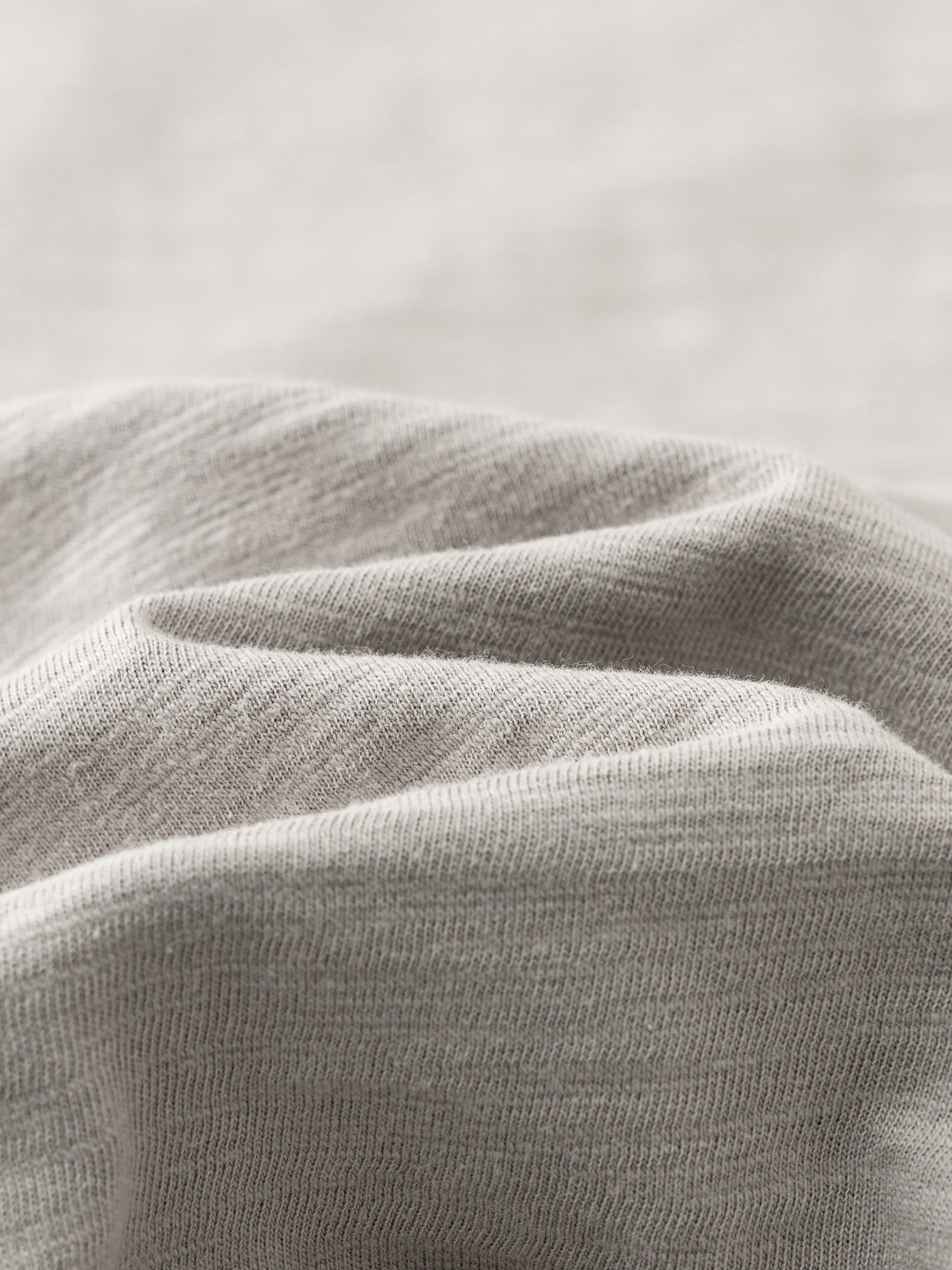 Lightweight Slub Cotton Plain T-Shirt