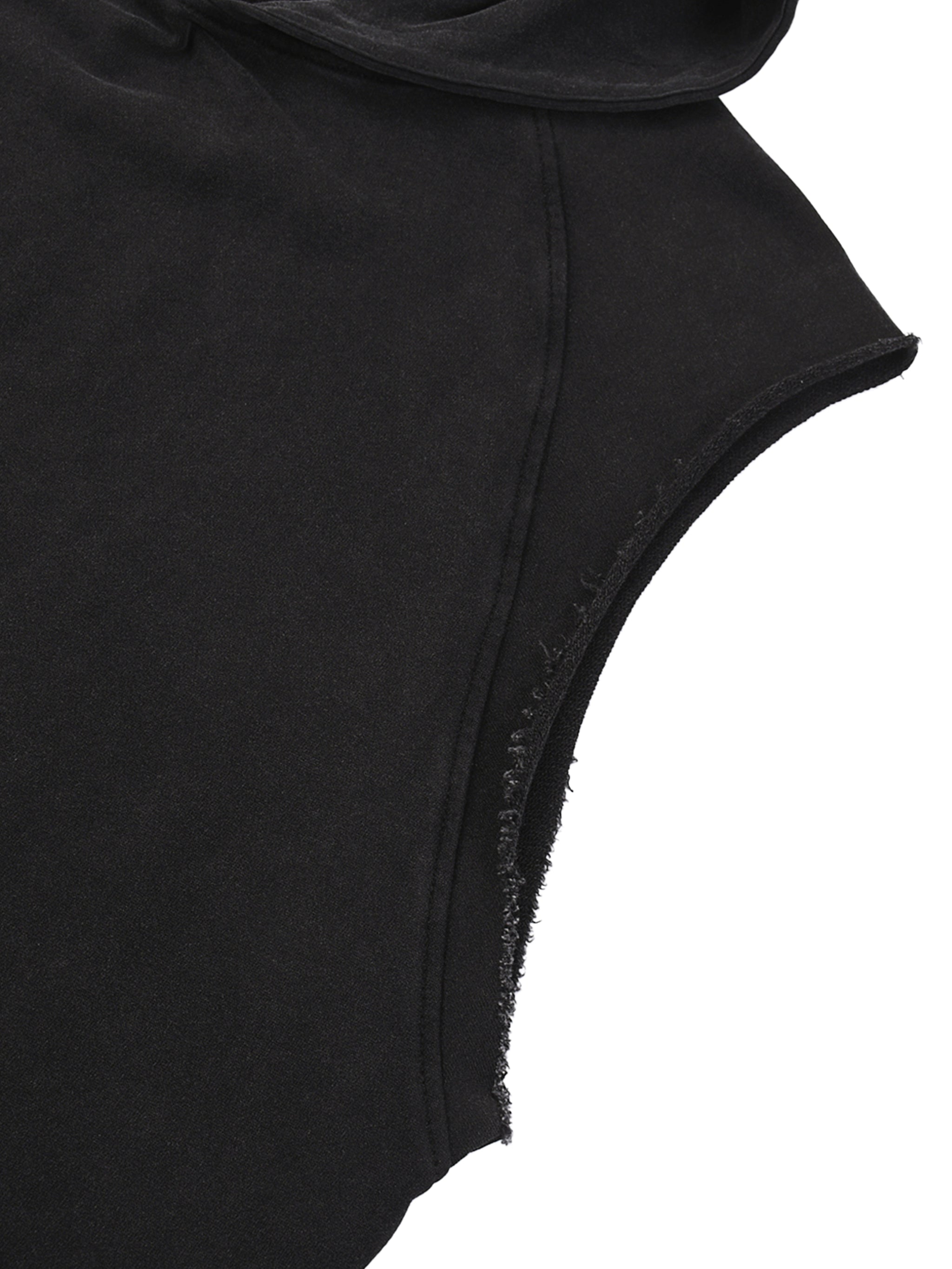 Snow Washed Sleeveless Hoodie