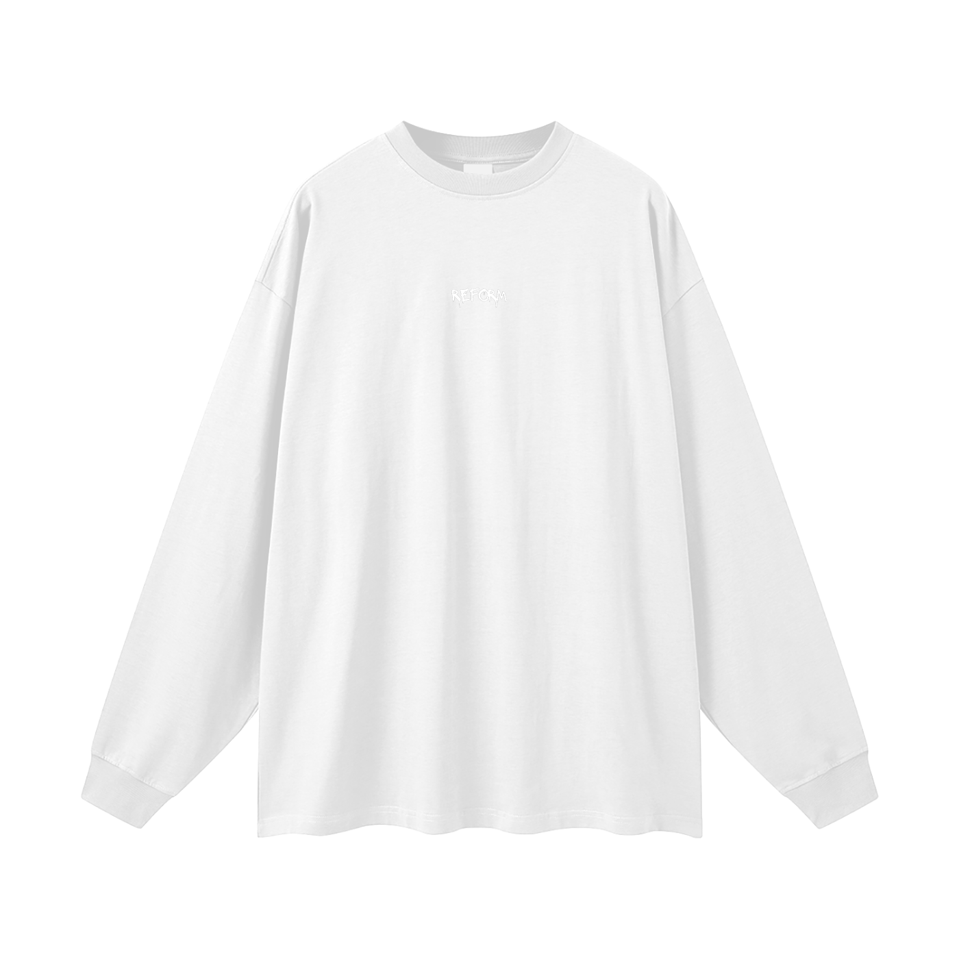 Streetwear Unisex Cotton Long Sleeve Tee