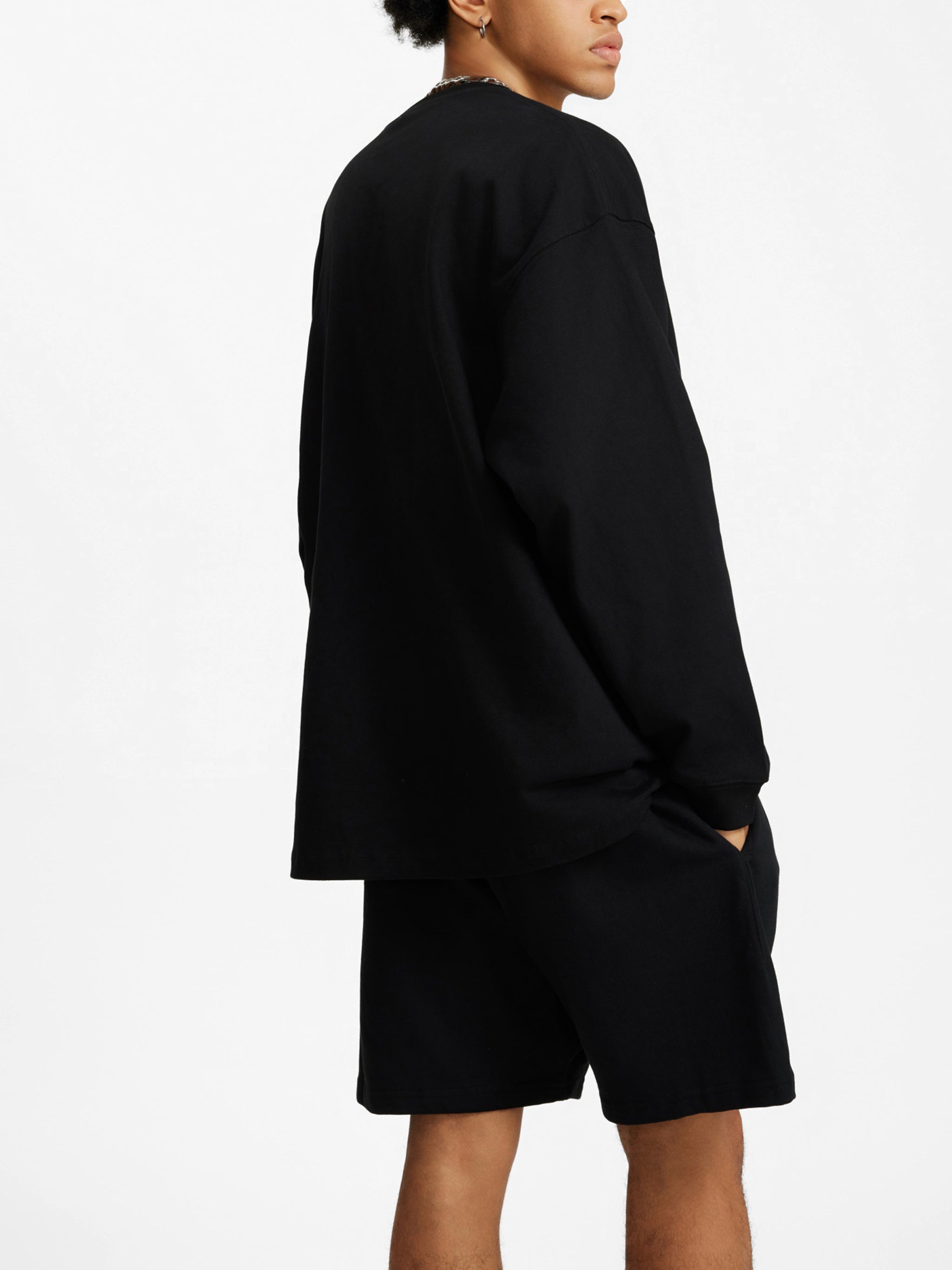 Streetwear Unisex Cotton Long Sleeve Tee