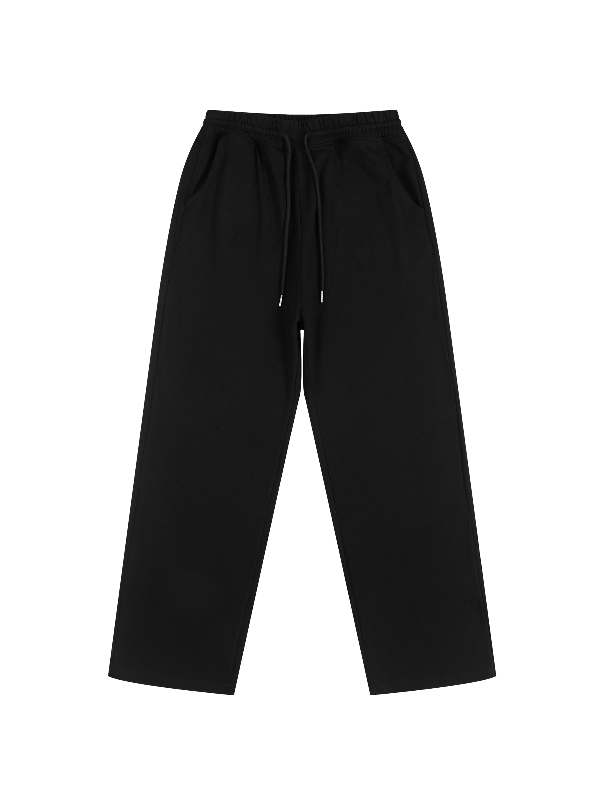 Unisex 100% Cotton Fleece Straight Wide Leg Jogger