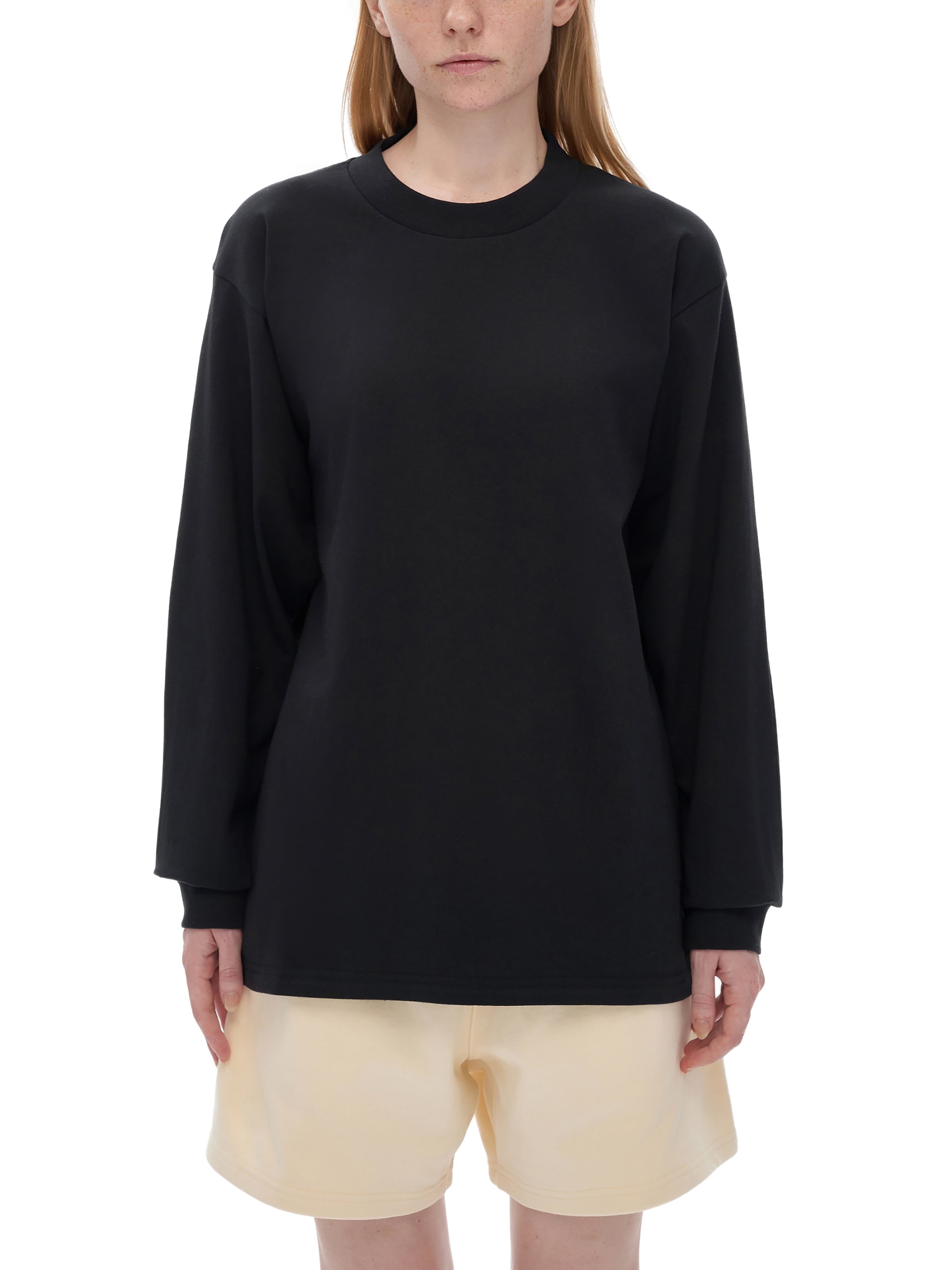 Heavyweight 100% Cotton Drop Shoulder Long Sleeve Shirt - 270gsm