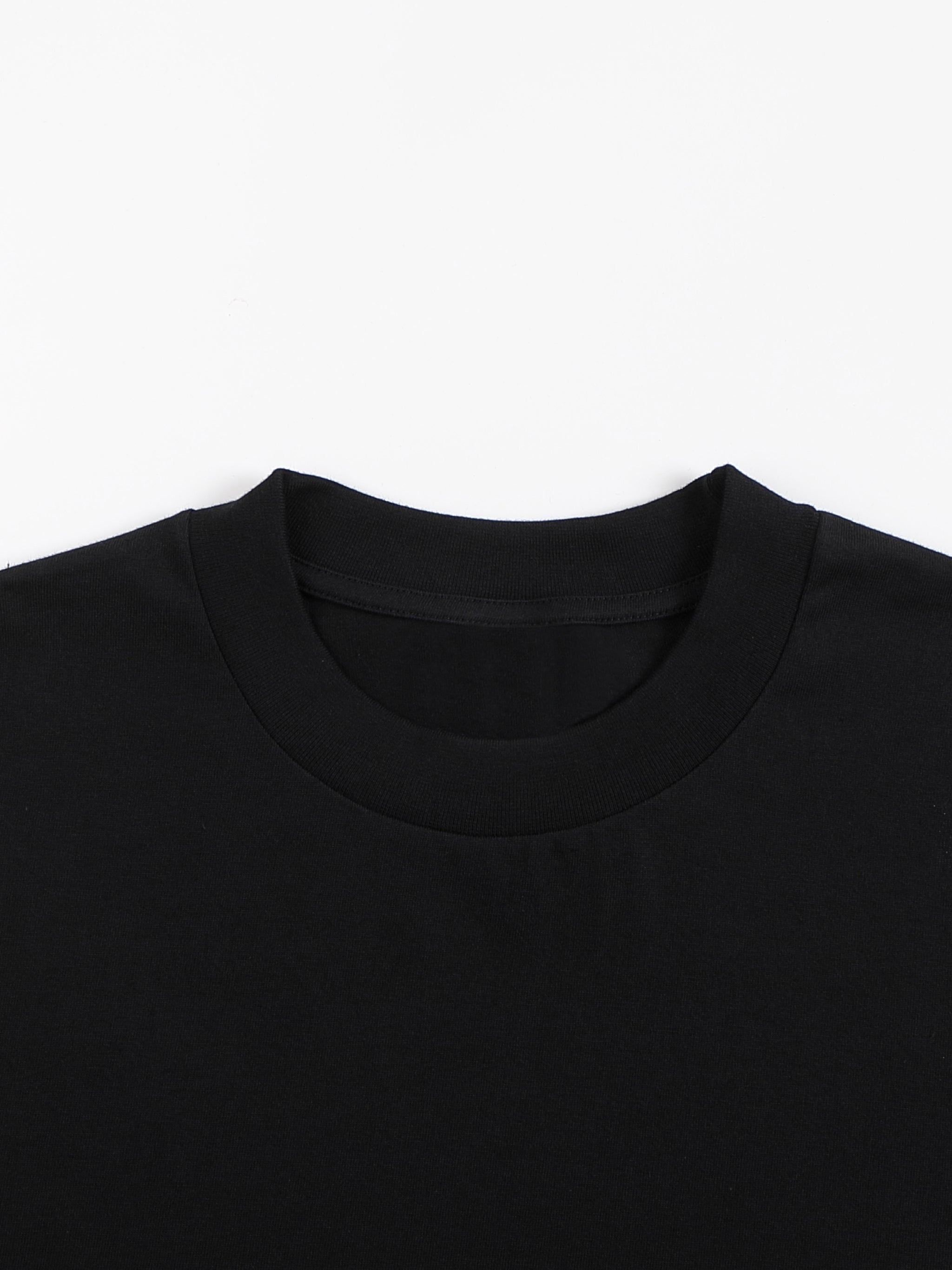 Heavyweight 100% Cotton Drop Shoulder Long Sleeve Shirt - 270gsm