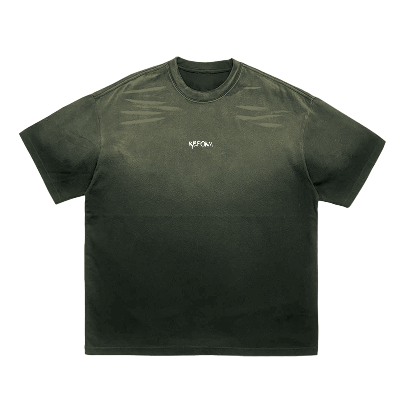 Vintage Washed Gradient T-Shirt - 250 GSM