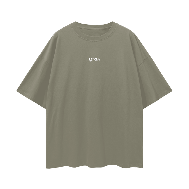 Oversize Deep Drop Shoulder Tee - 190 GSM