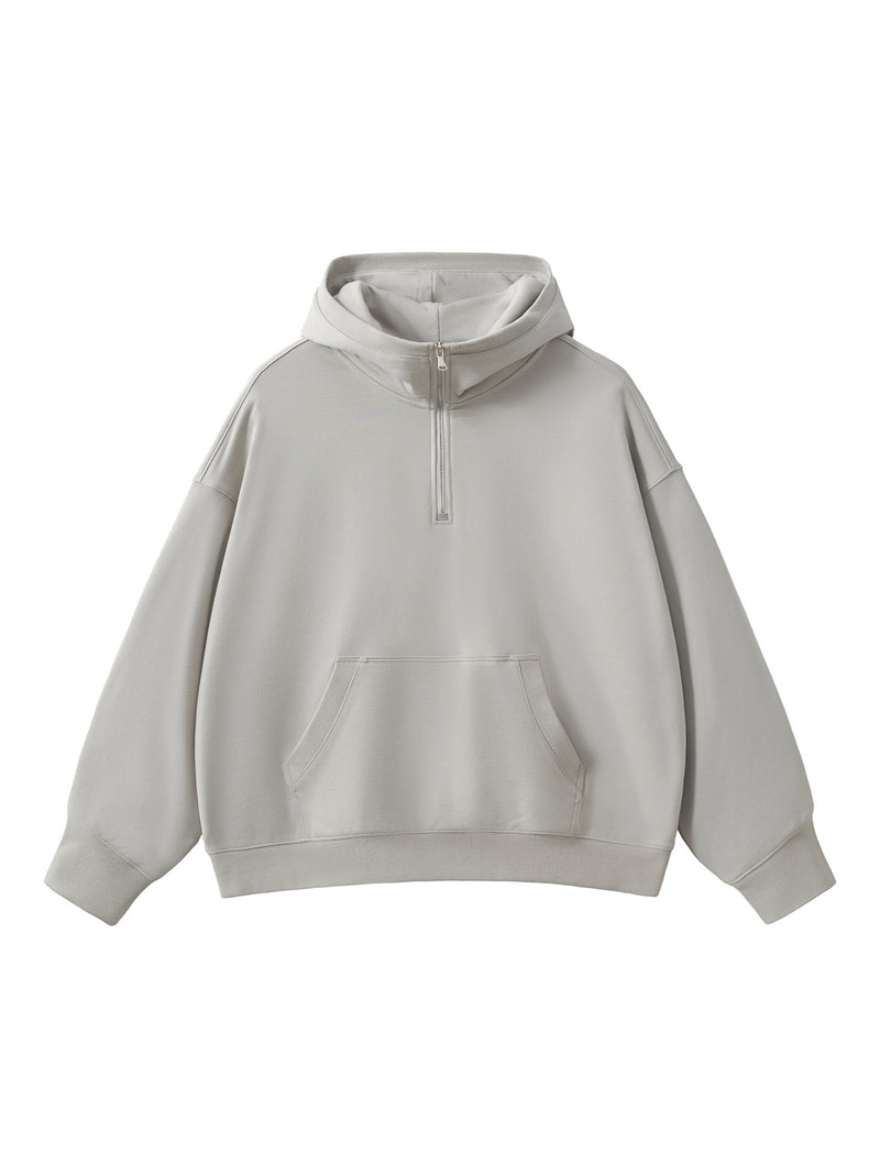 Big Hood Half-Zip Fleece Hoodie