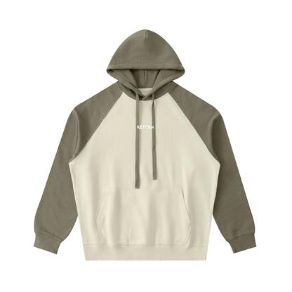 Color-Block Raglan Sleeve Hoodie