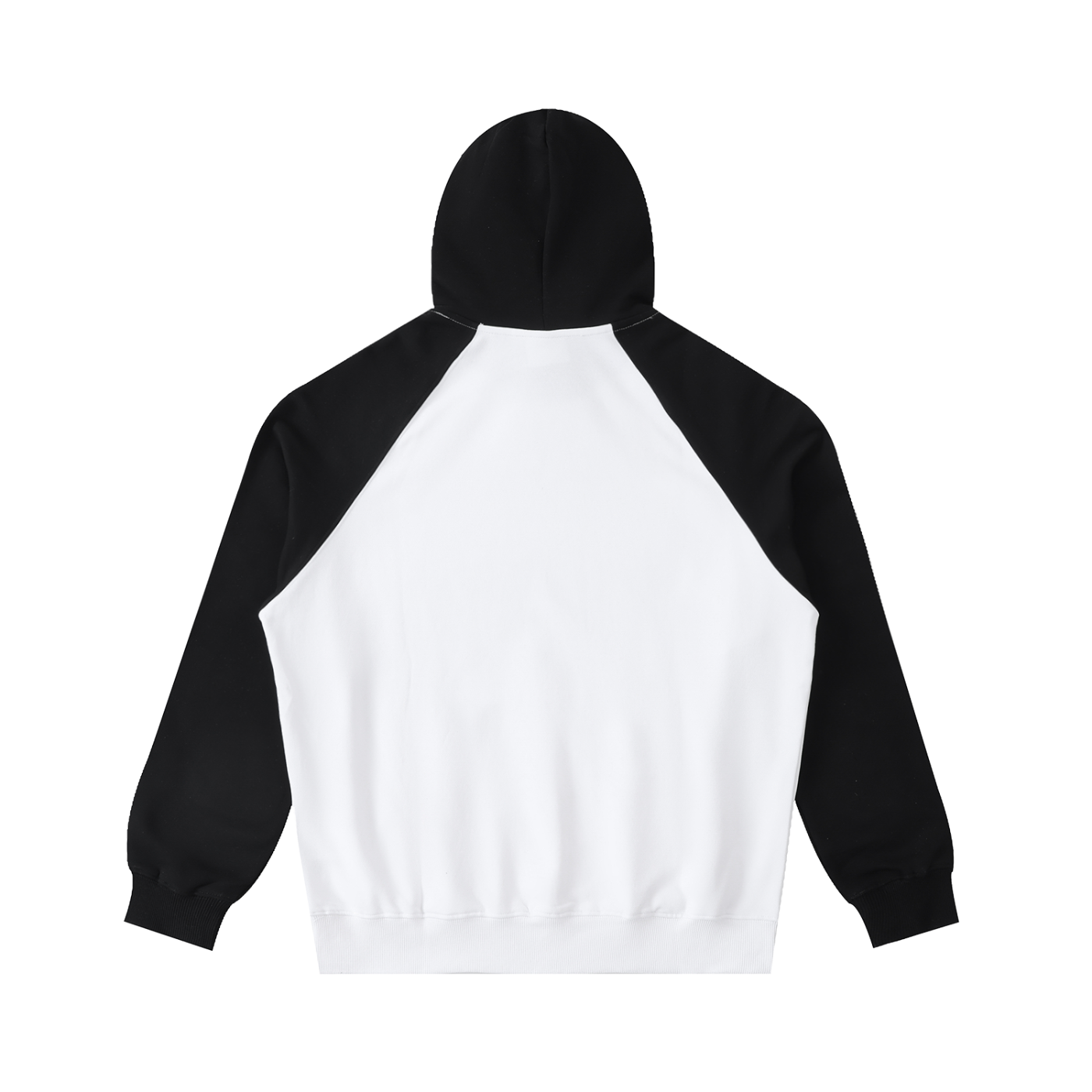 Color-Block Raglan Sleeve Hoodie