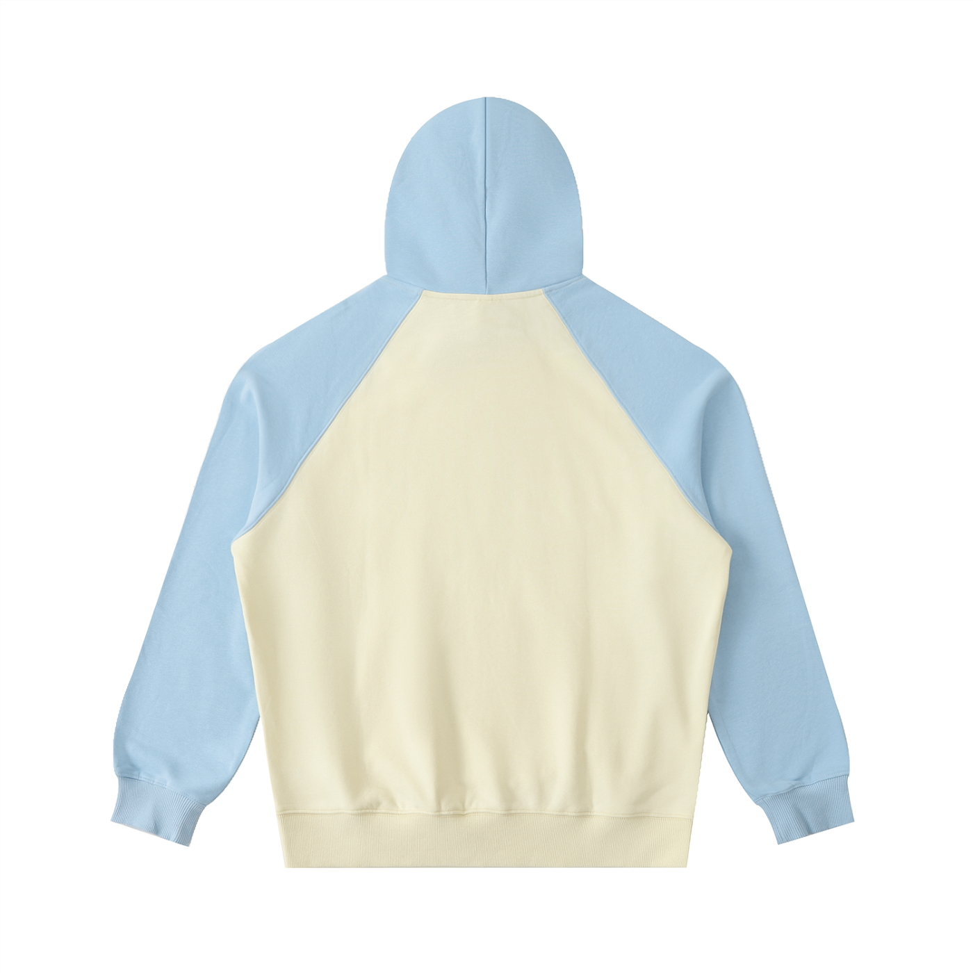 Color-Block Raglan Sleeve Hoodie