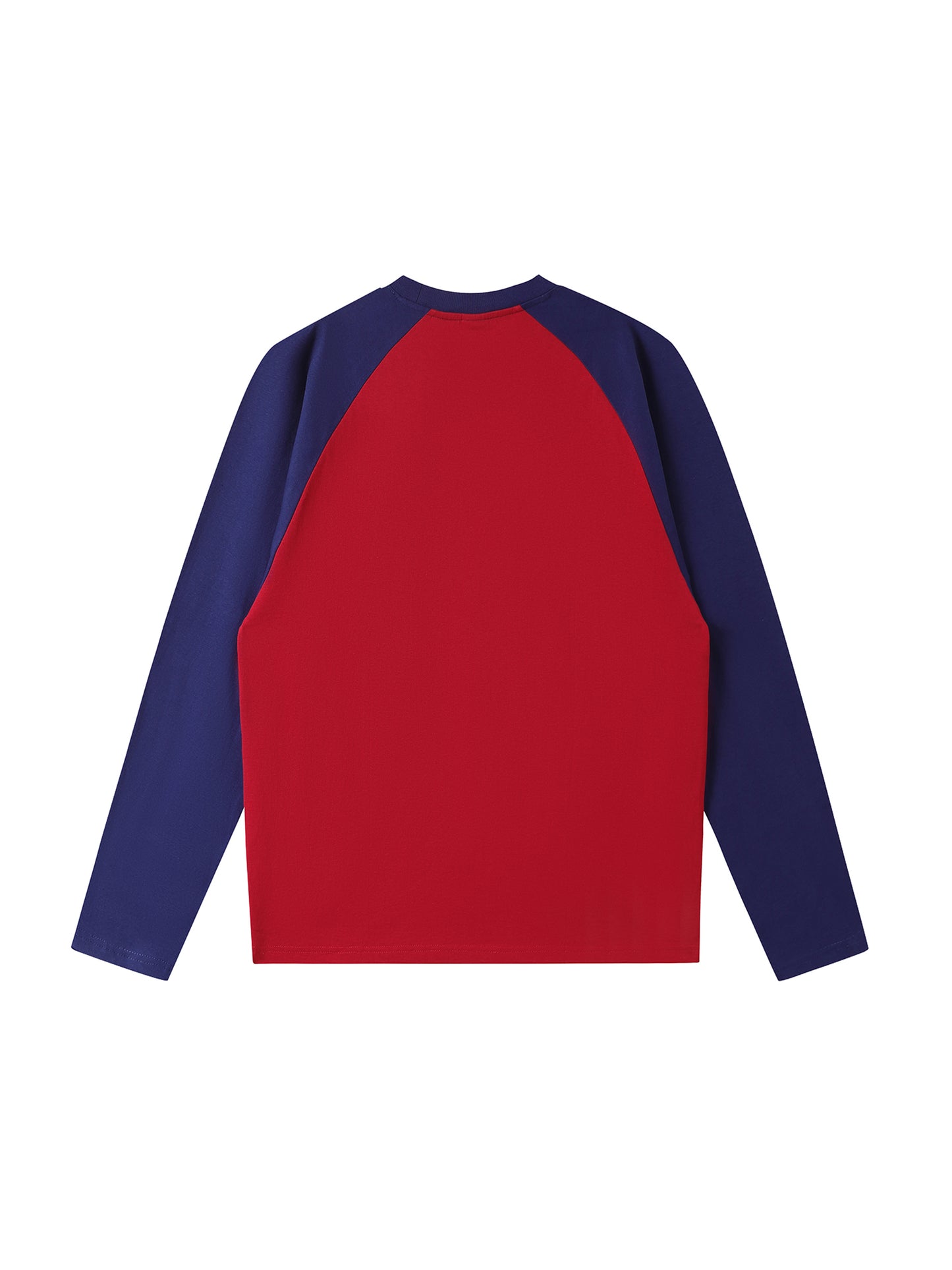 Color-Blocked Raglan Long-Sleeve T-Shirt