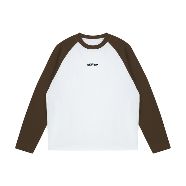Color-Blocked Raglan Long-Sleeve T-Shirt