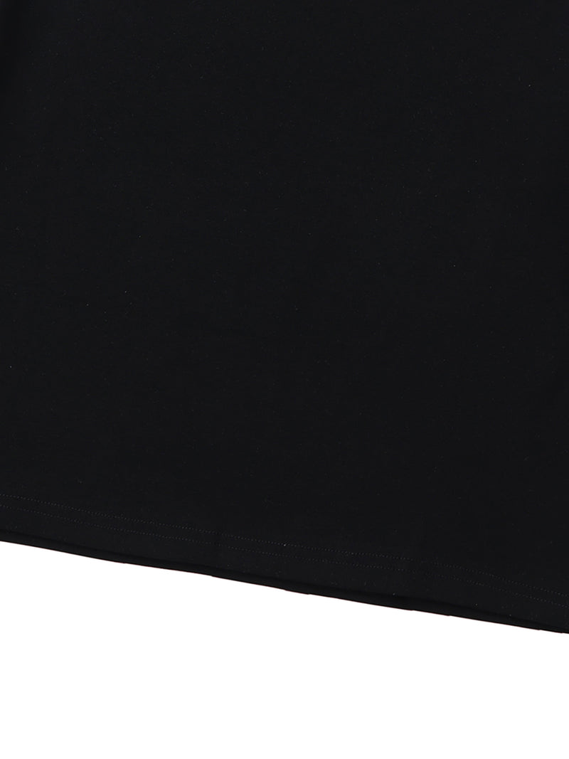 Color-Blocked Raglan Sleeve Crop Top