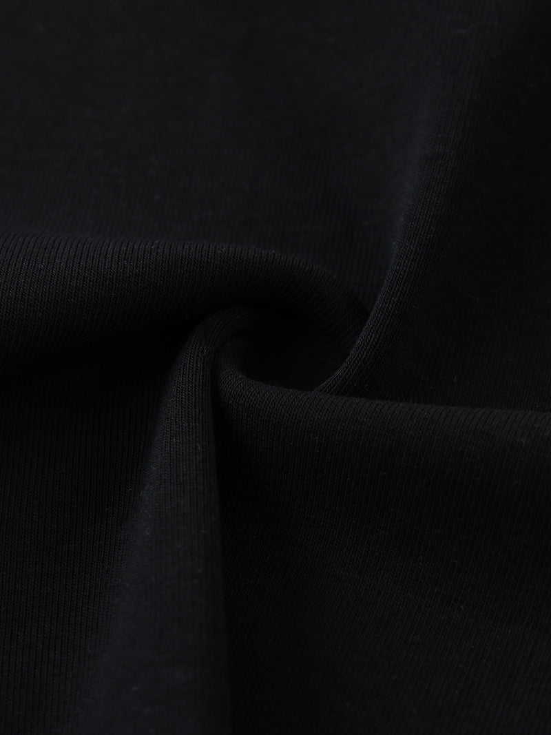 Color-Blocked Raglan Sleeve Crop Top