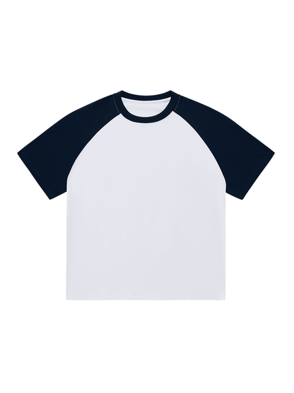 Color-Blocked Raglan Sleeve T-shirt