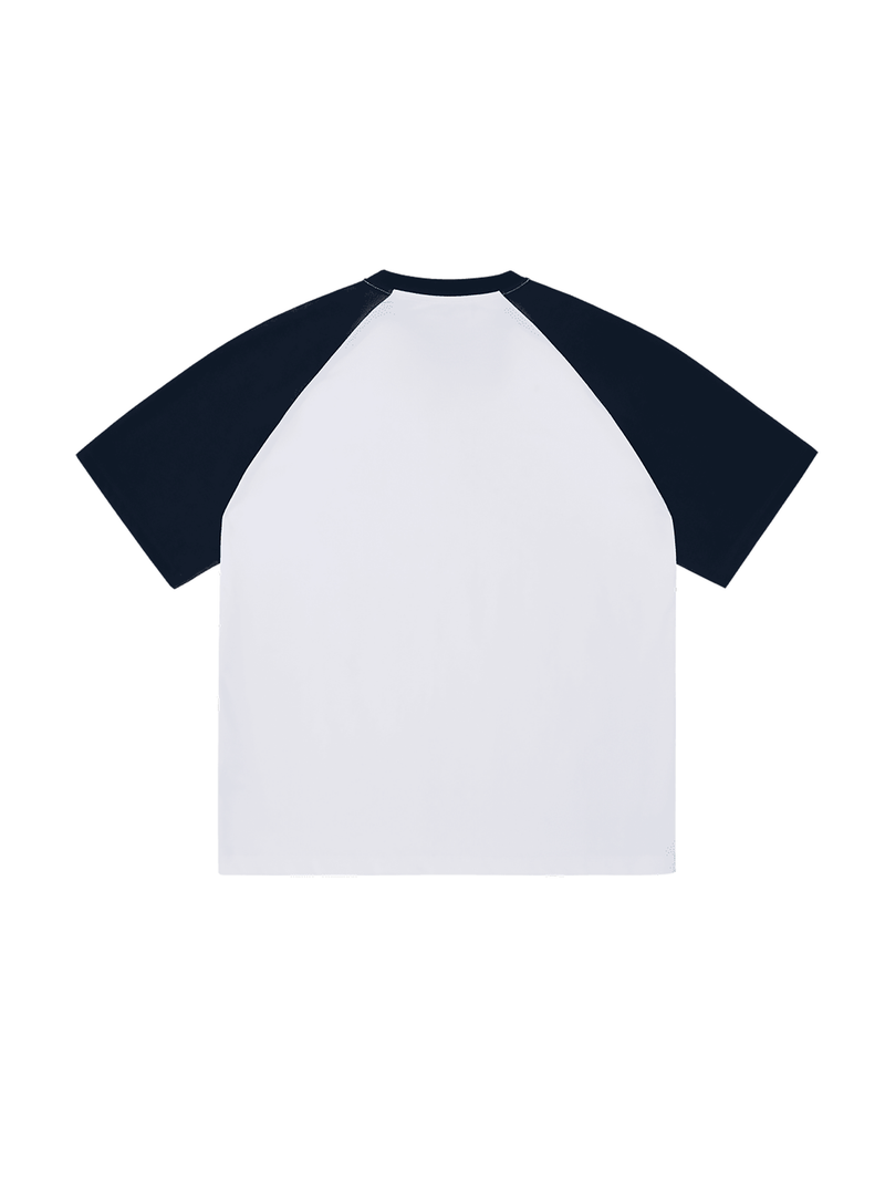 Color-Blocked Raglan Sleeve T-shirt