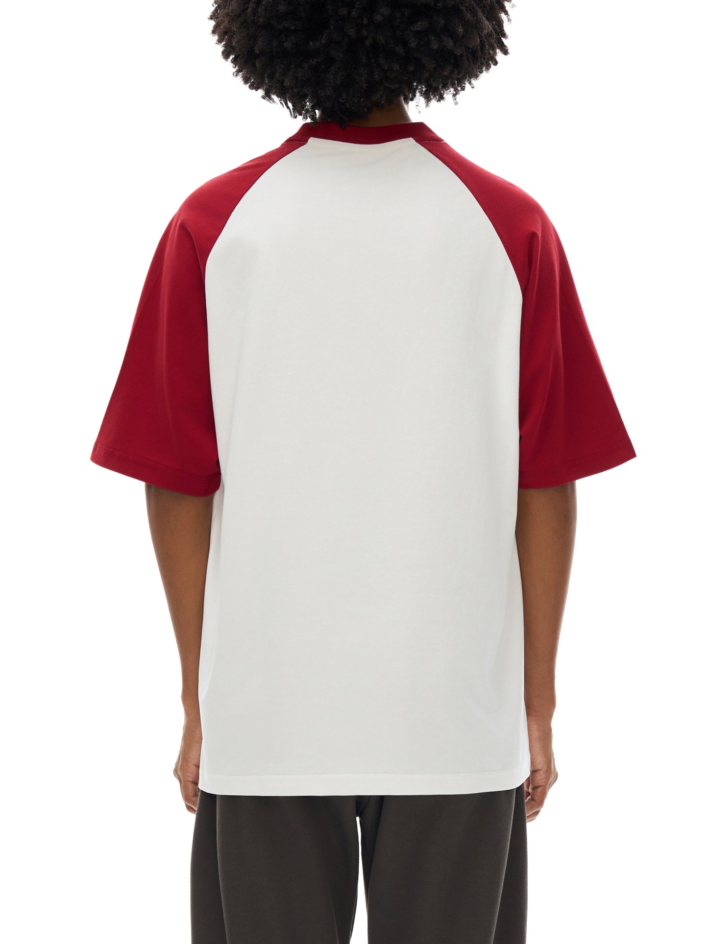 Color-Blocked Raglan Sleeve T-shirt