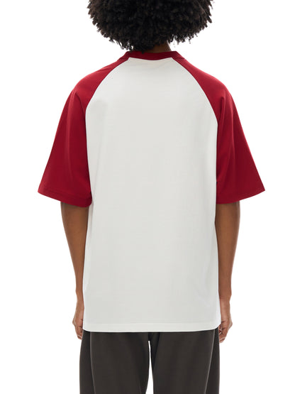 Color-Blocked Raglan Sleeve T-shirt
