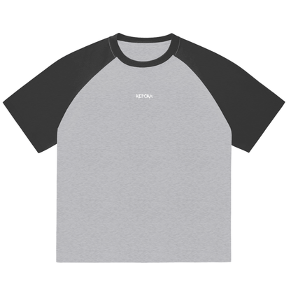 Color-Blocked Raglan Sleeve T-shirt
