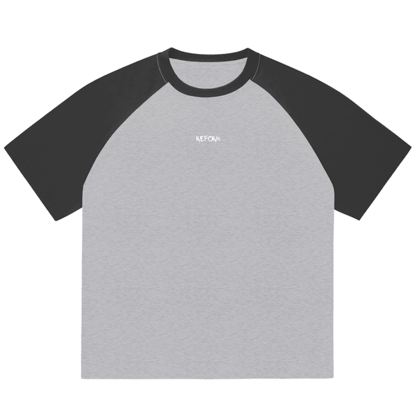 Color-Blocked Raglan Sleeve T-shirt