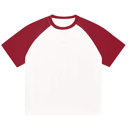 Color-Blocked Raglan Sleeve T-shirt