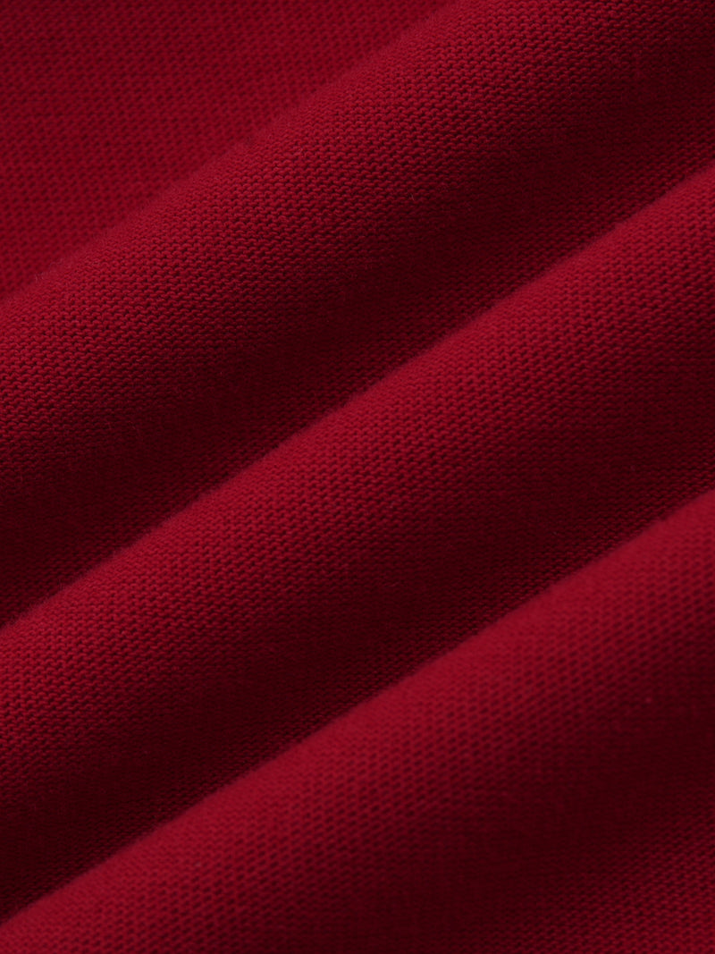 Contrast Panel Cotton T-Shirt