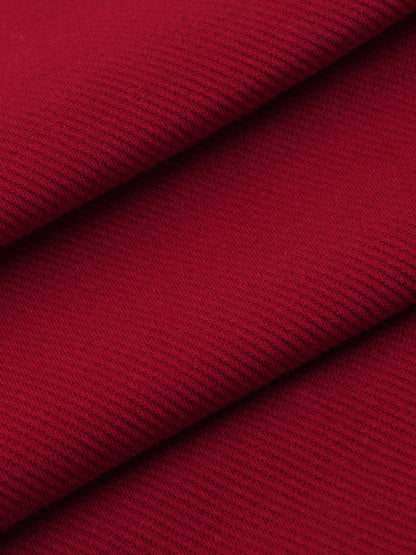 Contrast Piped Button-Up Jersey