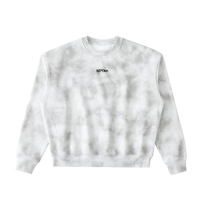 Dirty Washed Boxy Fleeced Sweatshirt