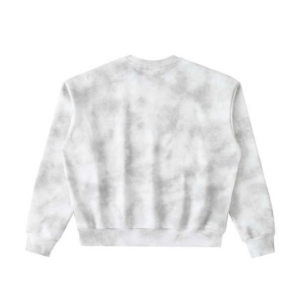 Dirty Washed Boxy Fleeced Sweatshirt
