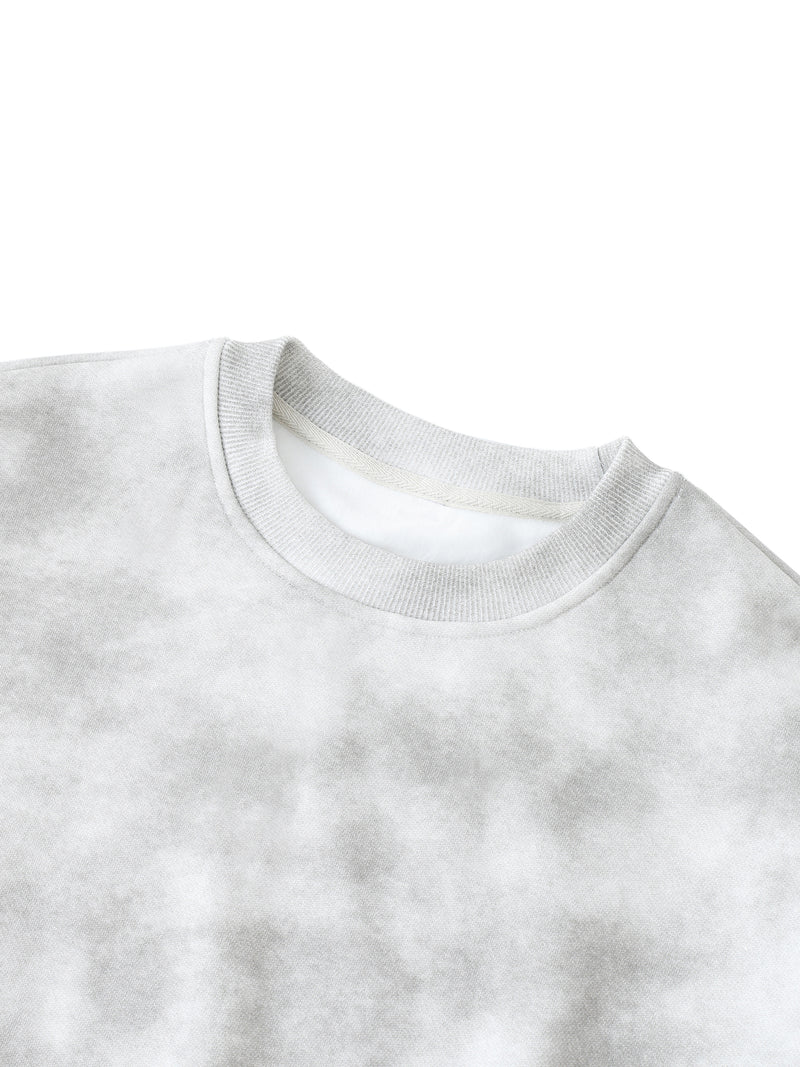 Dirty Washed Boxy Fleeced Sweatshirt