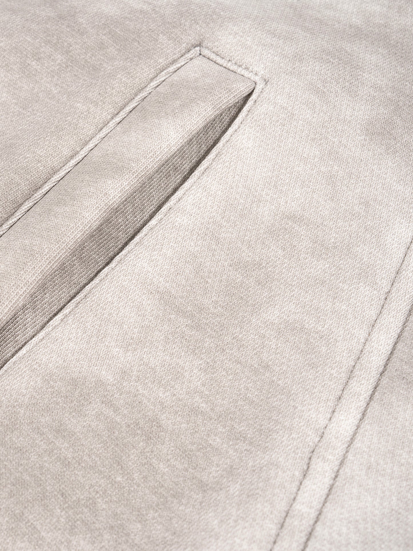 Dirty Washed Boxy Zip-up Fleece Hoodie