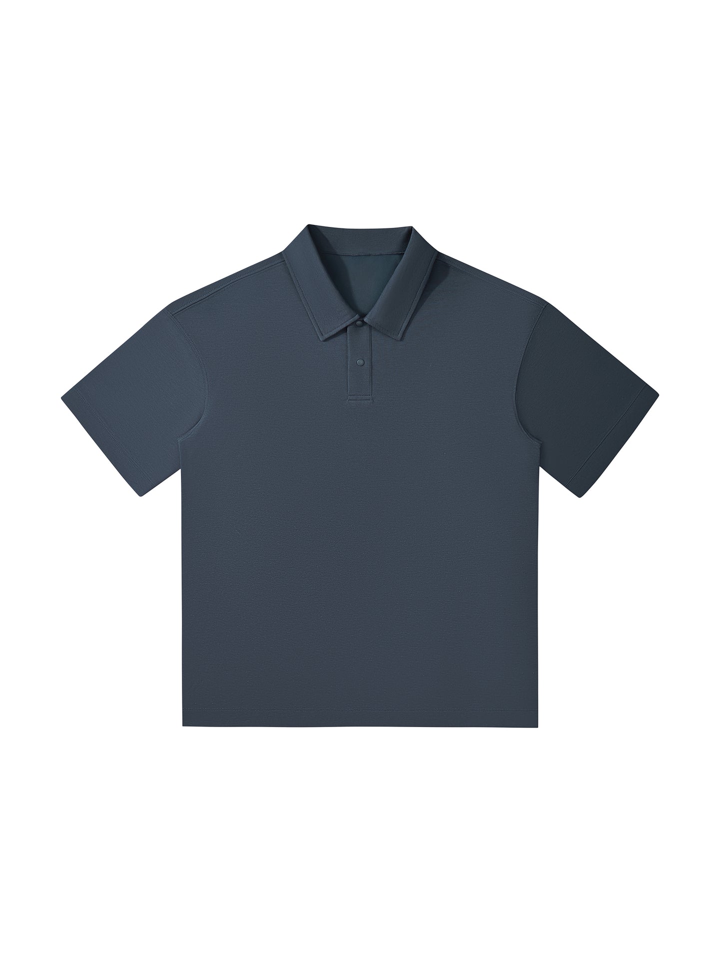 Drop Shoulder Short-Sleeve Polo
