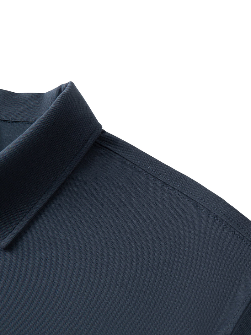 Drop Shoulder Short-Sleeve Polo