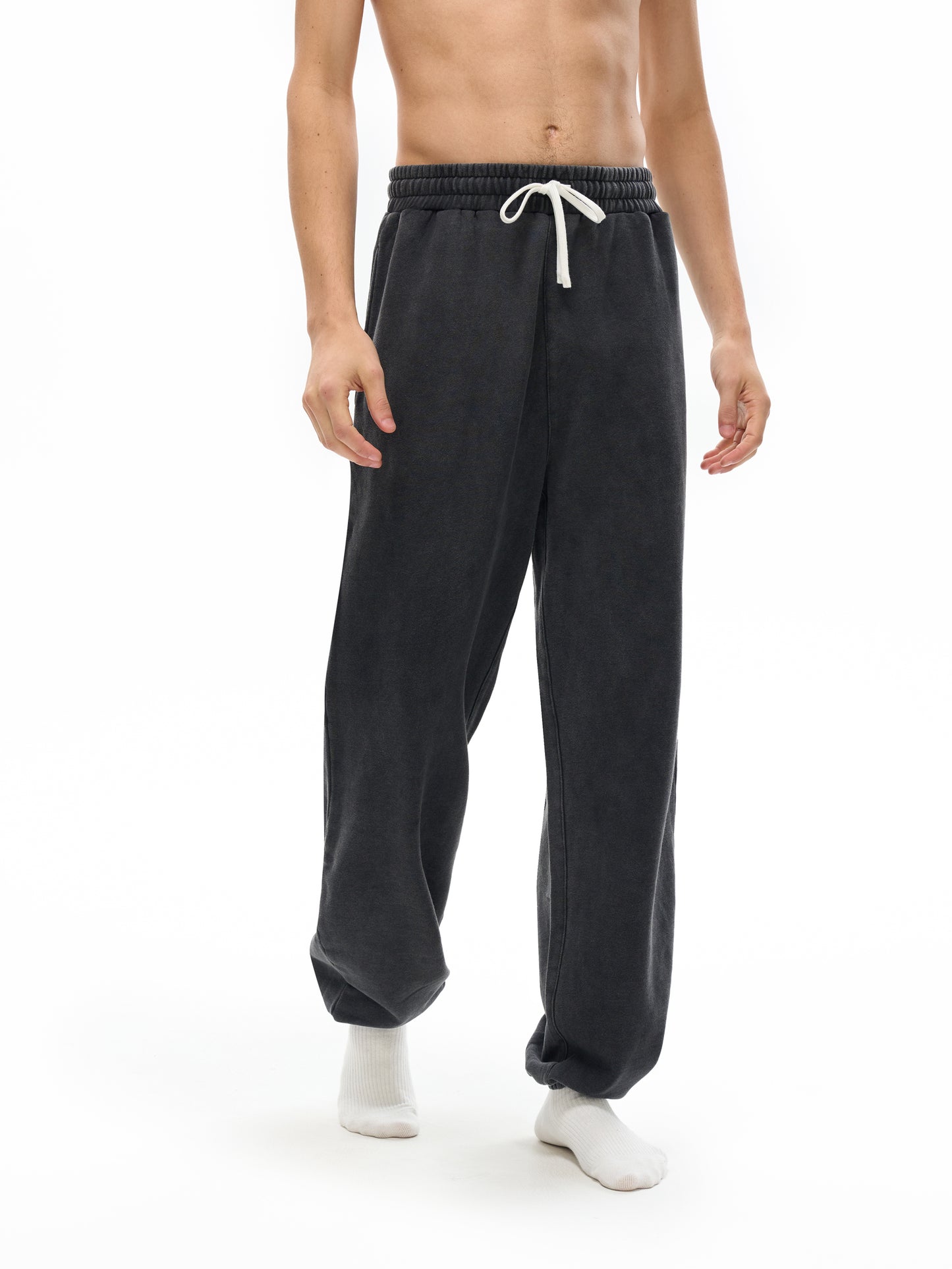 Eco-friendly Enzyme Washed Sweatpants