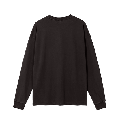 Enzyme Washed Long Sleeve T-shirt