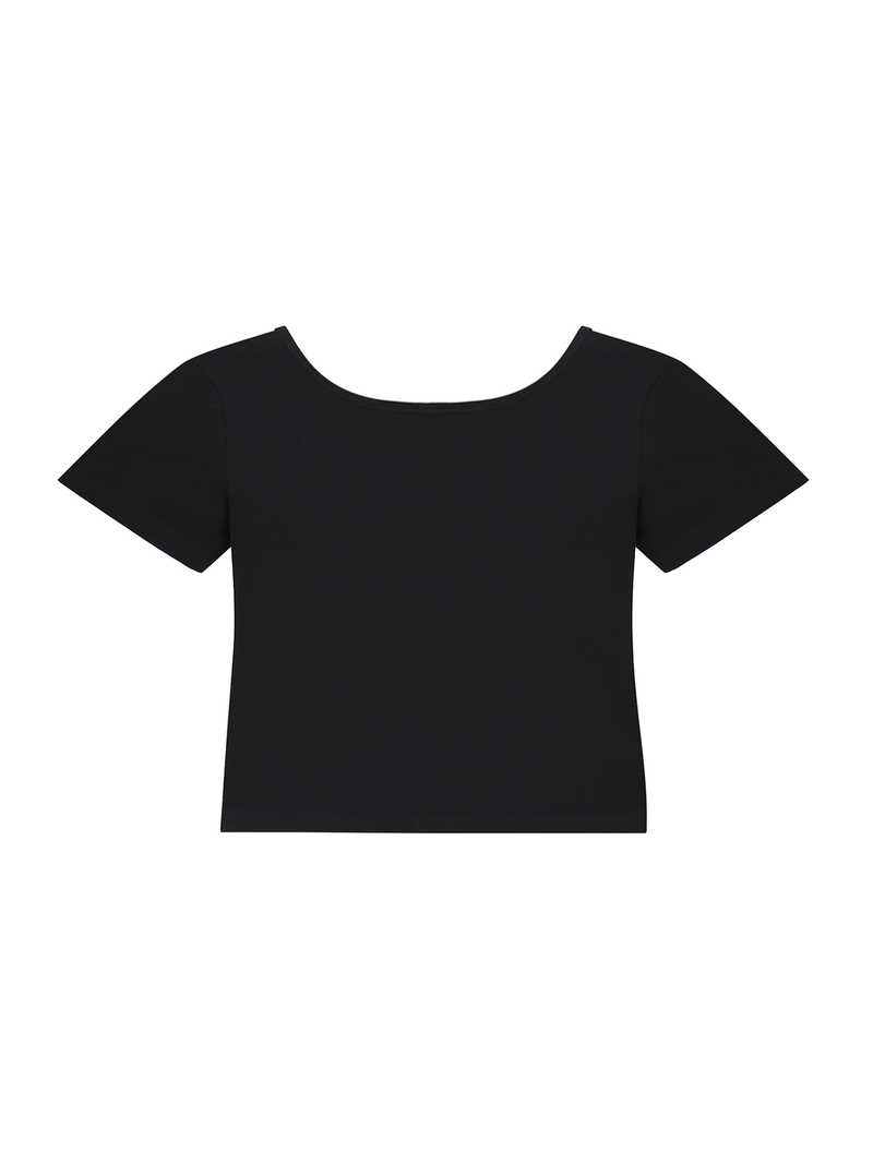 Essential Cotton Bodycon Crop Top