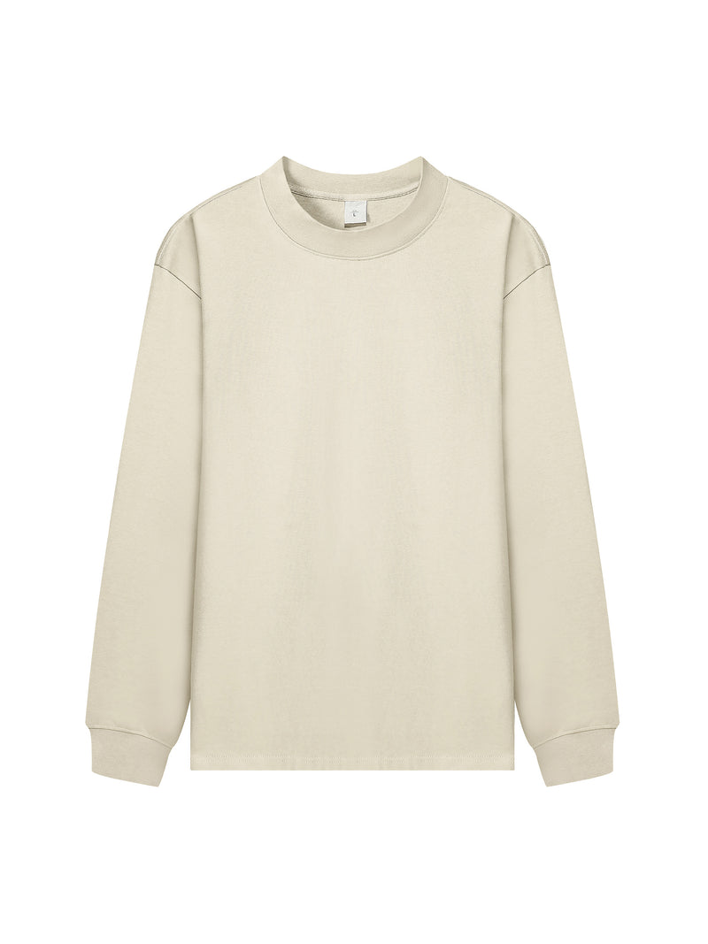 Essential Non-Shrink Mock Neck Sweatshirt