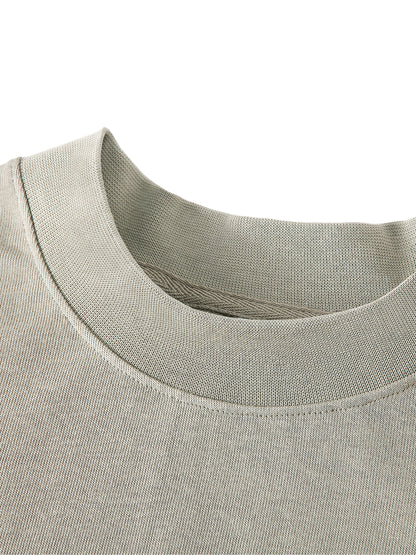 Essential Non-Shrink Mock Neck Sweatshirt