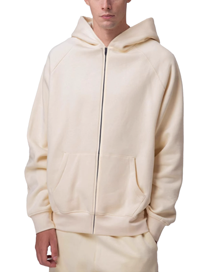 Essential Zip-up Fleece Hoodie