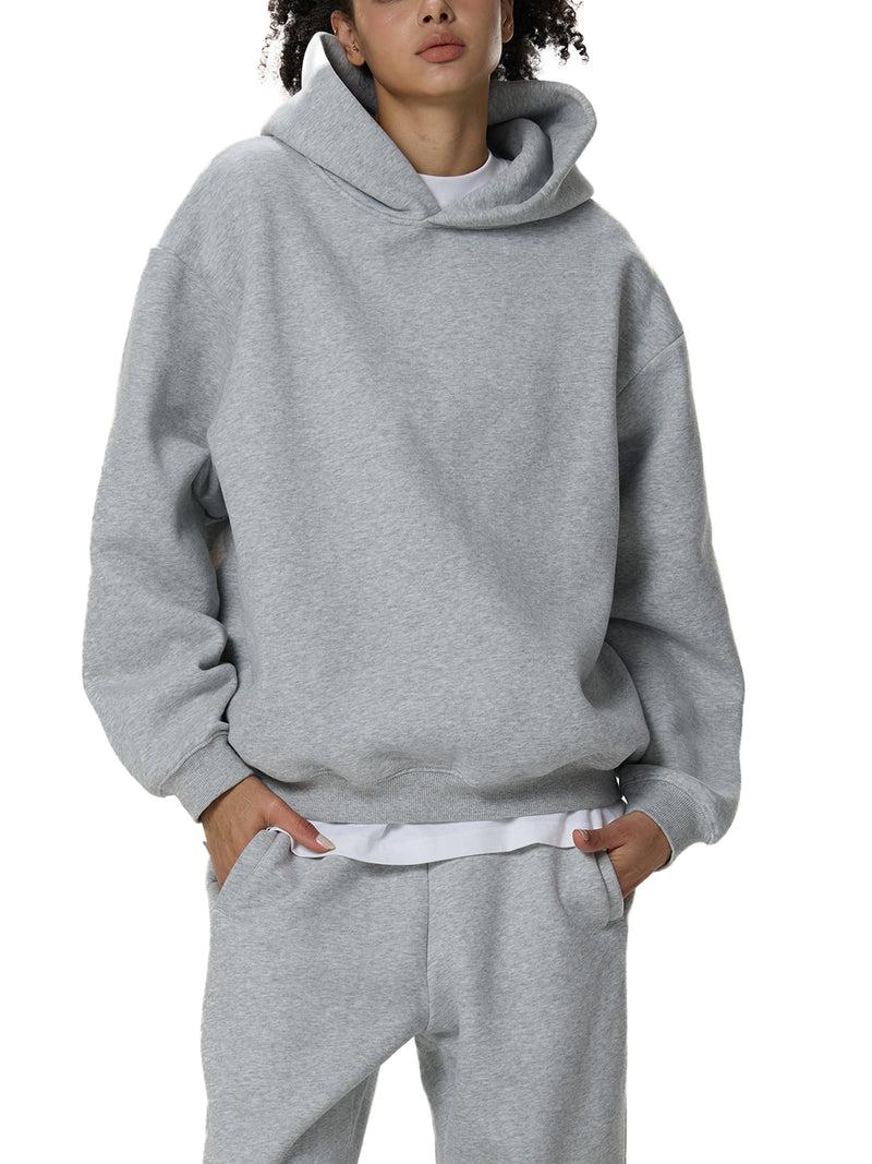 Fleeced Boxy Hoodie