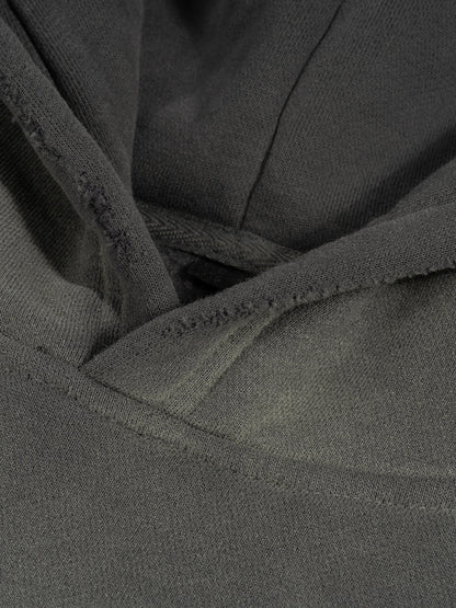 Frayed Sunfade Boxy Fleece Hoodie