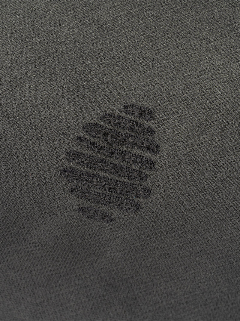 Frayed Sunfade Boxy Fleece Hoodie