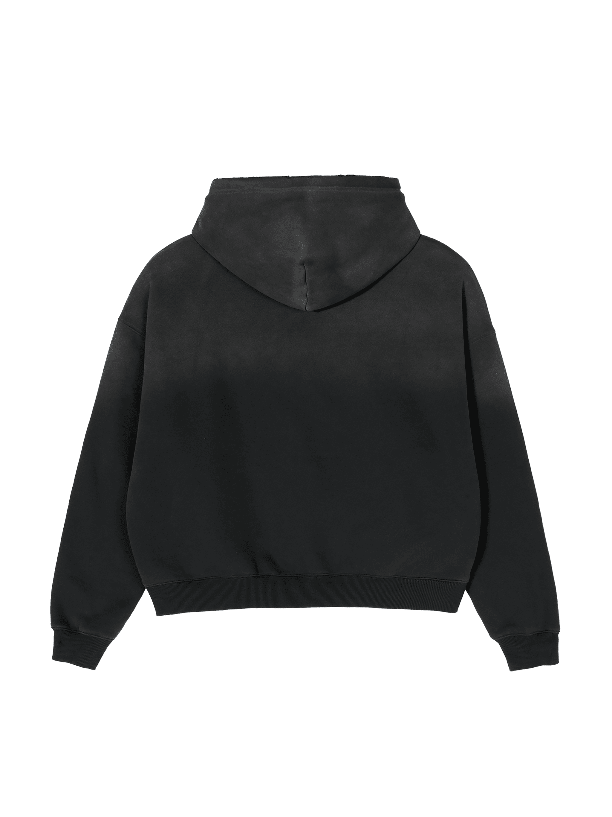 Frayed Sunfade Boxy Fleece Hoodie