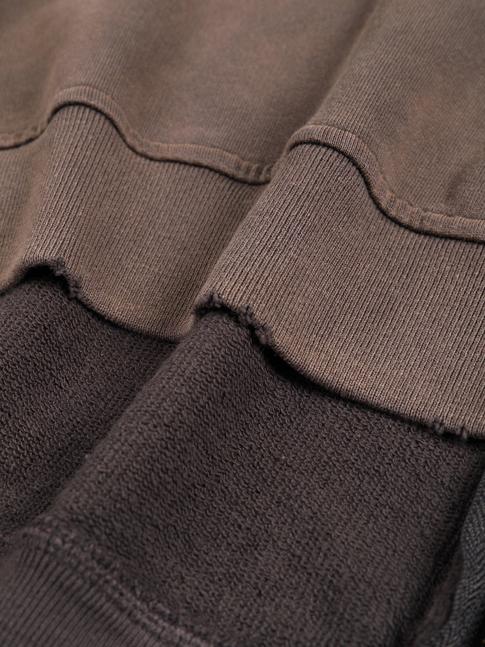 Hand-Frayed Sunfade Zip Hoodie