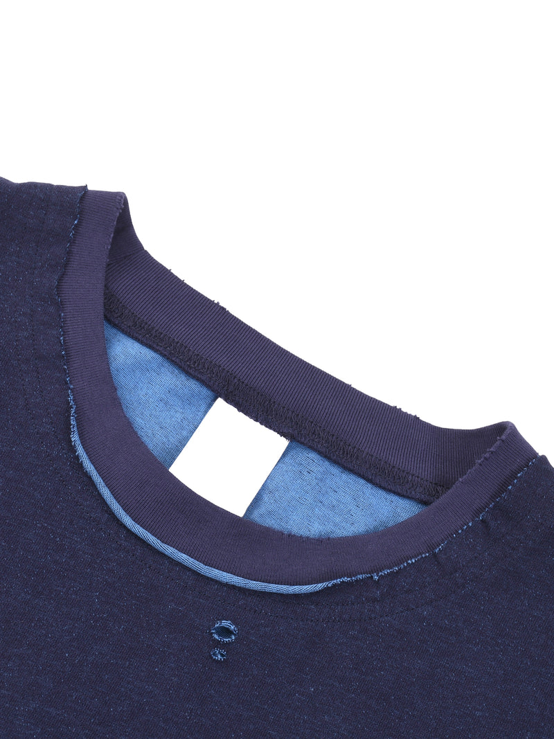 Hand-frayed Reversible T-shirt