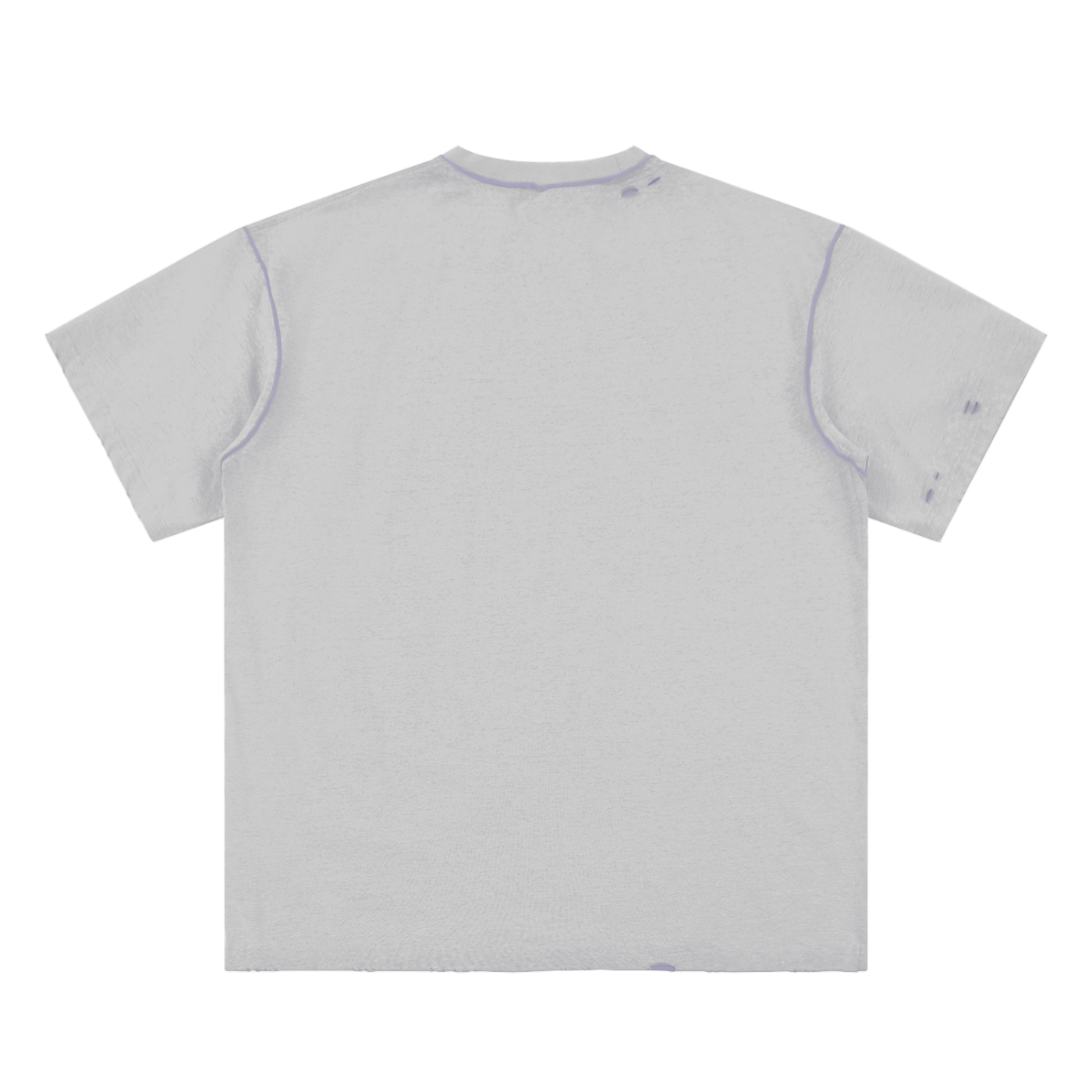 Hand-frayed Reversible T-shirt